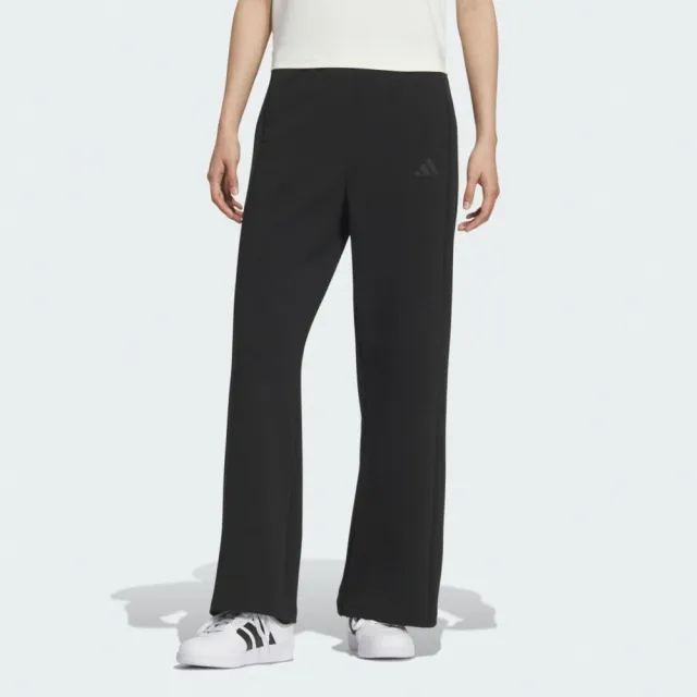 【adidas 愛迪達】愛迪達 Ms Kn Pnt2 女 長褲 運動長褲 休閒長褲 黑 亞版(KC0021)