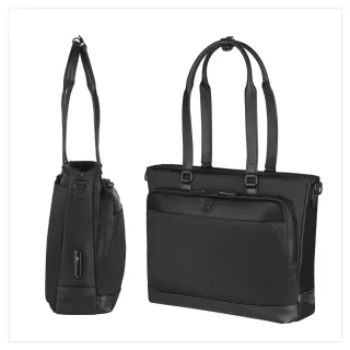 【VICTORINOX 瑞士維氏】AlexNero系列 托特包 黑/海軍藍(611807/653672)