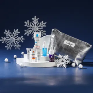 【理膚寶水】聖誕限定美妝袋★全效抗光老美妝盒
