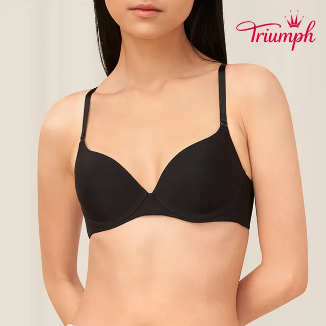 【Triumph 黛安芬】身體底妝系列 薄透無痕內衣(黑)