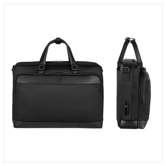 【VICTORINOX 瑞士維氏】AlexNero系列 15.6吋電腦公事包 黑/海軍藍(611805/653670)