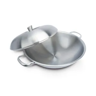 【米雅可】典雅#316不銹鋼七層複合金炒鍋 40cm 台灣製造(316不鏽鋼)