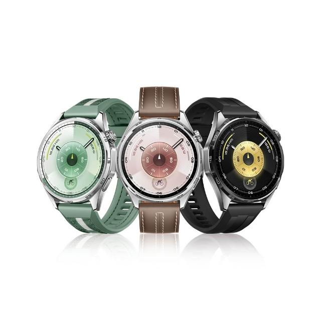 【HUAWEI 華為】WATCH GT6 46mm 健康運動智慧手錶(雅丹黑/冰川灰/原野綠)