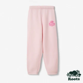【Roots】Roots 大童-HERITAGE BEAVER 棉褲(淺粉色)