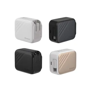 【ADAM 亞果元素】L35 GaN 35W USB-C伸縮線快速充電器(90 公分 USB-C 伸縮線)