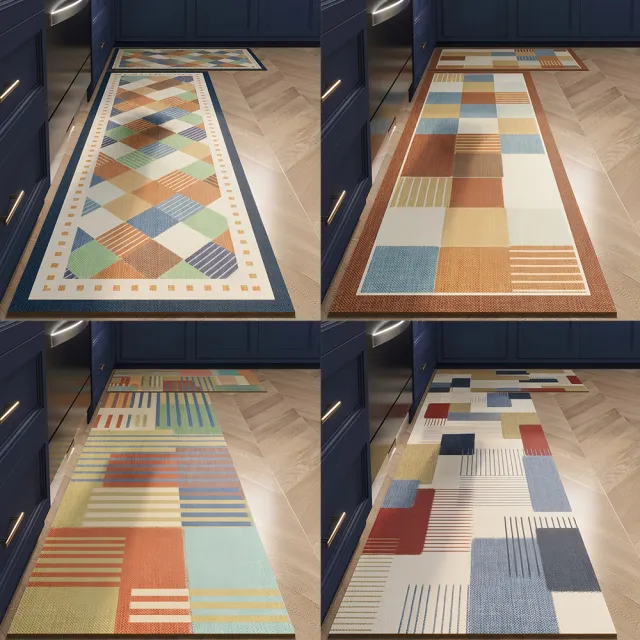 【LZQ】買長送短 美式珪藻土廚房地墊 40*60+40*120cm 吸水防油腳踏墊 防滑地墊 浴室地墊 玄關墊 刮泥地毯