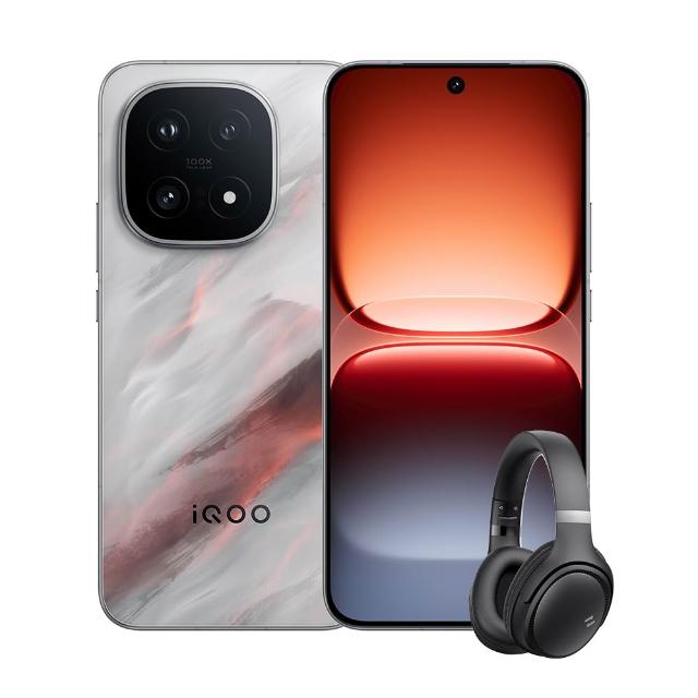 官方直營【iQOO】iQOO 15 5G凌雲灰(16G/512G/耳罩式藍牙耳機組)