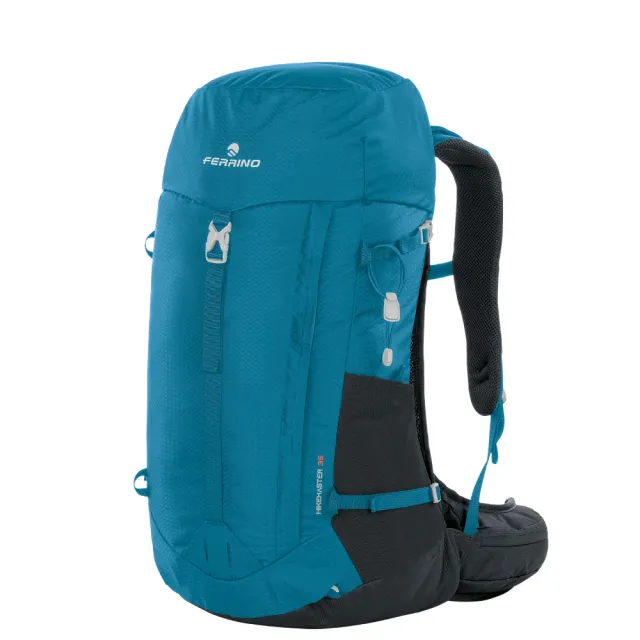 【FERRINO】雙11 登山健行網架背包 藍-黑 Hikemaster 36 75245