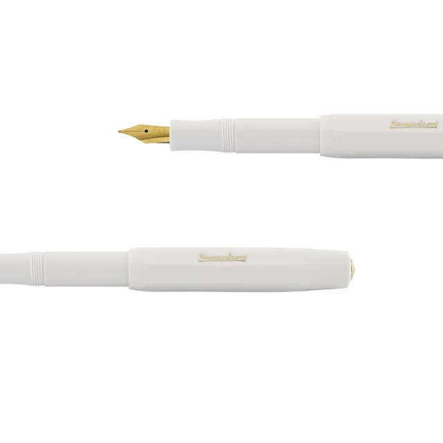 【KAWECO】CLASSIC SPORT系列 白色 金尖 鋼筆