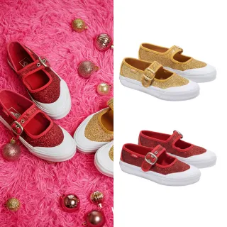 【VANS 官方旗艦】Mary Jane 中童款 亮片滑板鞋 休閒鞋(多款任選)