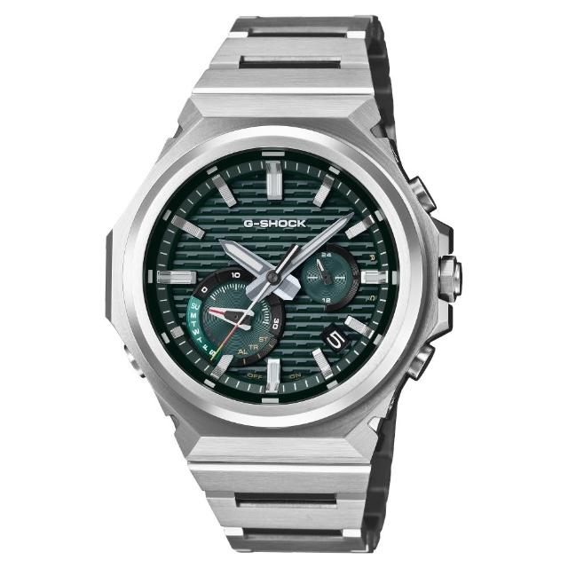 【CASIO 卡西歐】G-SHOCK  太陽能智慧藍芽 耐衝擊 金屬手錶(GST-B1000D-3A)