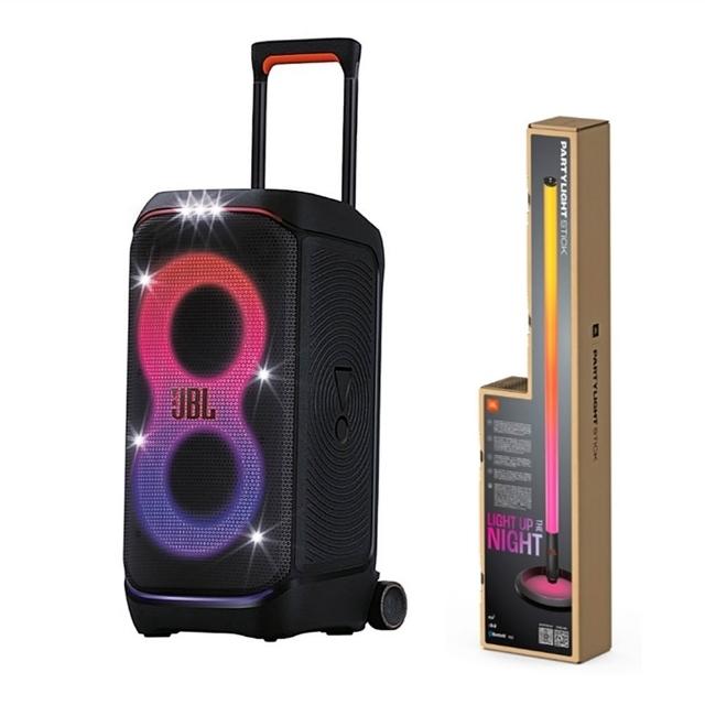 【JBL】PartyBox 320 便攜式可更換式電池 派對藍牙喇叭(贈同品牌無線麥克風)