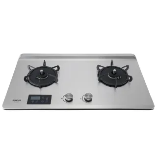 【林內】檯面式緻溫不銹鋼雙口爐定時定溫RB-A2660S(基本安裝)