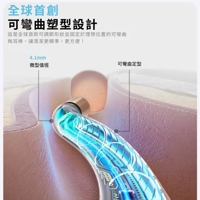 【BEBIRD】ADAM3 ULTRA 蛇型彎取可視掏耳棒(嘖嘖爆品 亞當 禮贈品 送禮)