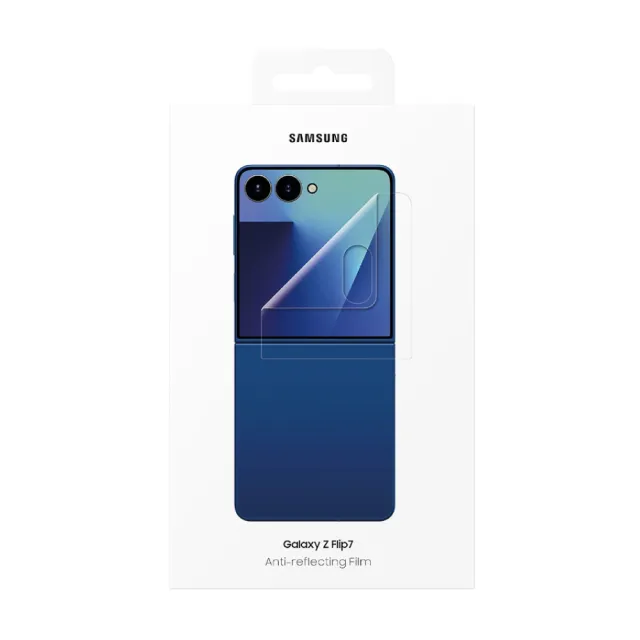 【Samsung 三星】Galaxy Z Flip7 原廠抗反光螢幕保護貼 -內附 2片保貼(EF-UF766)