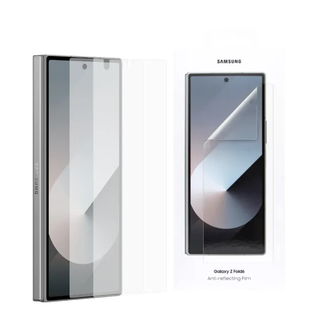 【Samsung 三星】Galaxy Z Fold6 原廠抗反光螢幕保護貼 -內附 2片保貼(EF-UF956)