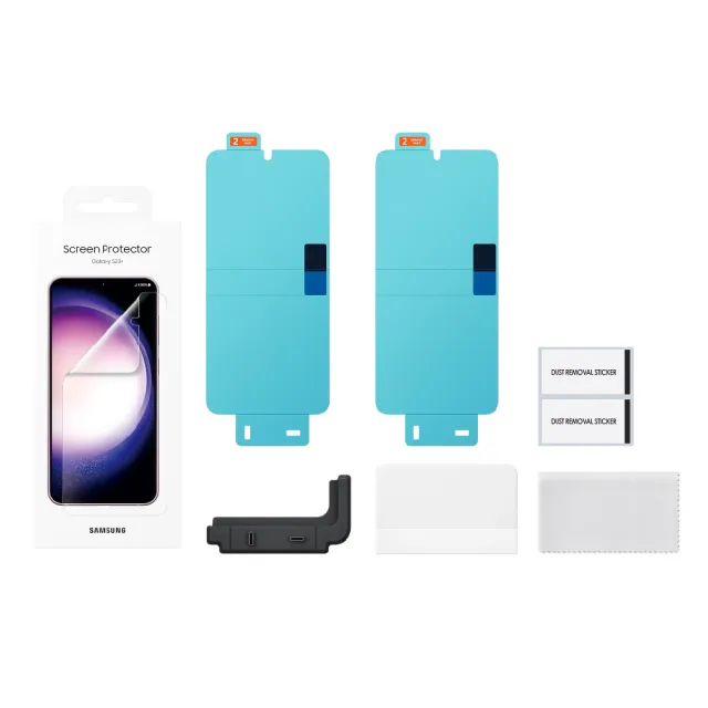 【Samsung 三星】Galaxy S23+ 原廠螢幕保護貼 -內附 2片保貼(EF-US916)