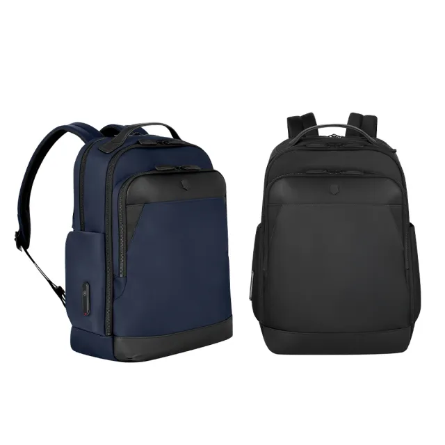 【VICTORINOX 瑞士維氏】AlexNero系列 豪華後背包 海軍藍/黑(653677/653679)