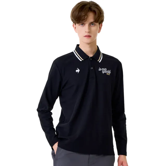 【LE COQ SPORTIF 公雞】吸濕排汗長袖POLO衫 男女款 5色 LWW21042_LWW22042