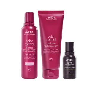 【AVEDA】護色穎采洗潤組(護色穎采洗髮精200ml+護色穎采潤髮乳200ml)