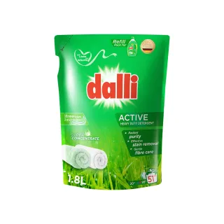 【Dalli德國達麗】全效去漬超濃縮酵素洗衣精補充包1.8L(除菌抗螨/深層去漬/去味除臭)