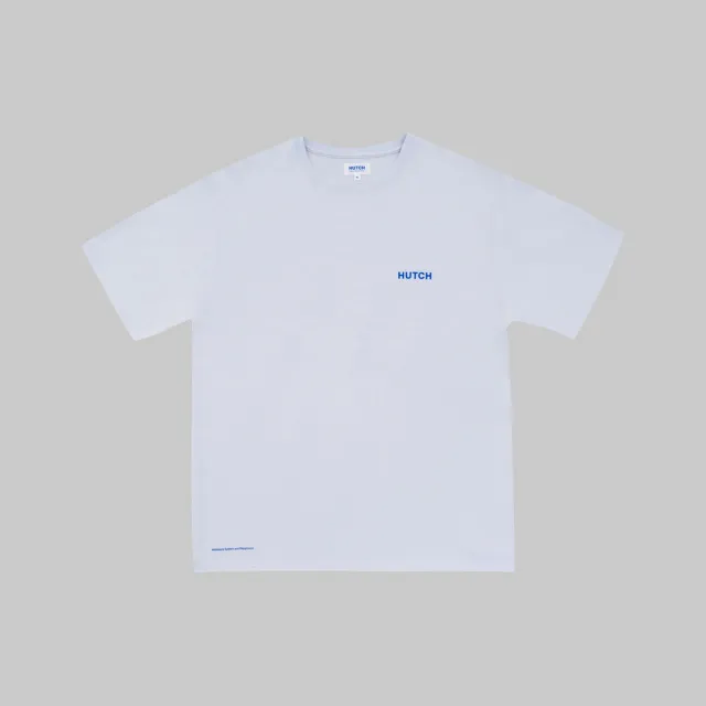 【HUTCH】Not A Cotton Tee 男 T恤 上衣 休閒短袖 灰白(TS001-23-GRY)