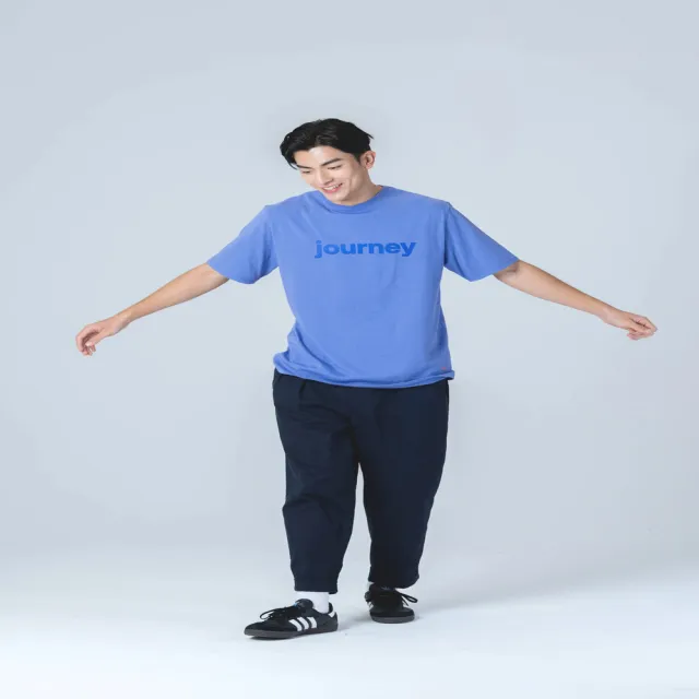 【HUTCH】Alpha Cotton Tee 男 T恤 上衣 休閒短袖 紫(TS005-23-PUR)