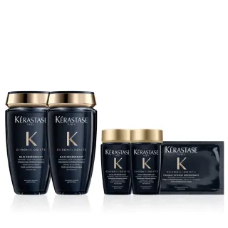 【KERASTASE 巴黎卡詩】髮浴250ml二入組(黑鑽極萃逆時)