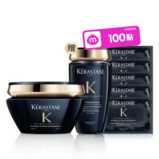【KERASTASE 巴黎卡詩】黑鑽極萃逆時髮膜200ml(卡詩髮膜/護髮/修護)