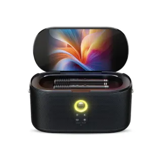 【IKARAO】愛克拉 SHELL S1一體式便攜卡拉OK機(家庭卡拉ok 伴唱機 無線麥克風 點唱機)