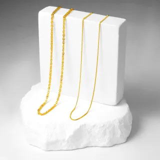 【GJS 金敬順】黃金項鍊 精緻 多選款(金重:0.70錢/+-0.05錢)