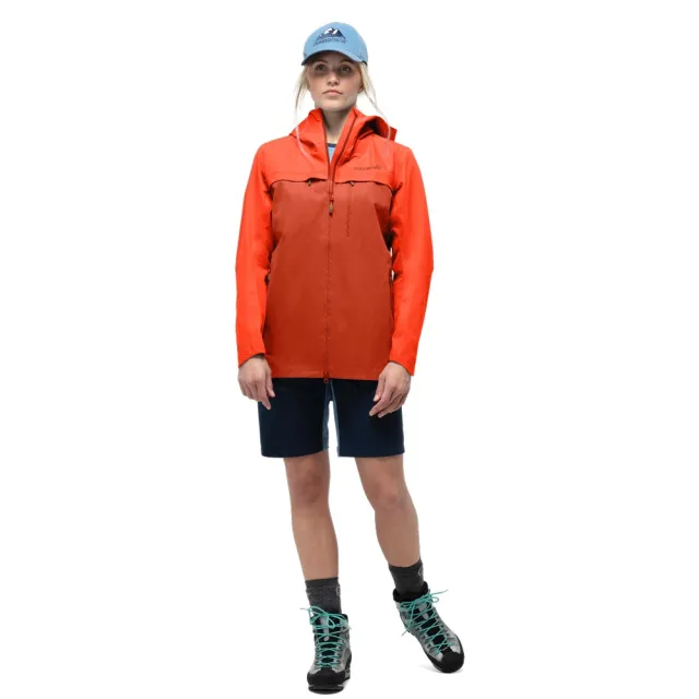 【NORRONA】svalbard cotton 外套 女款 警戒橘/茶湯紅