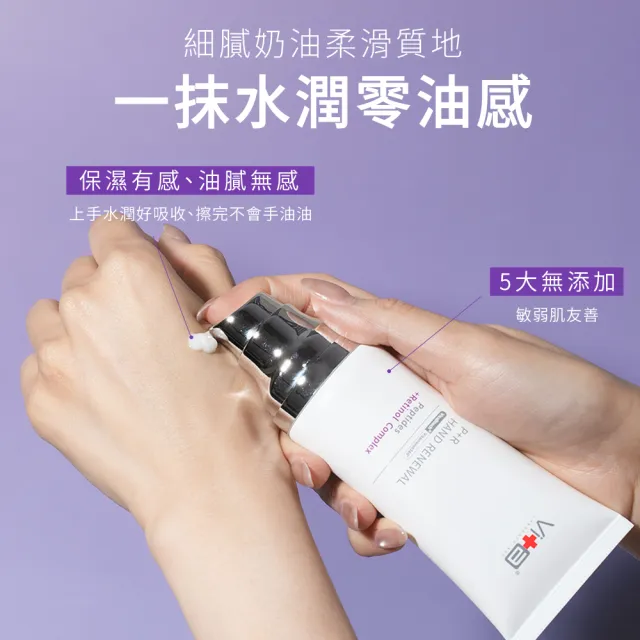 【Swissvita 薇佳】A醇肽煥新生美手霜50ml(A醇+六胜肽 緊緻抗老 護手霜)
