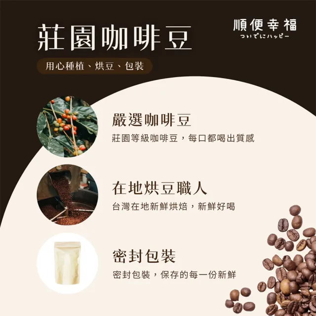 【順便幸福】莊園系列-蜜柑舞妓咖啡豆227gx1袋-可代客研磨(半磅 淺焙 咖啡粉)