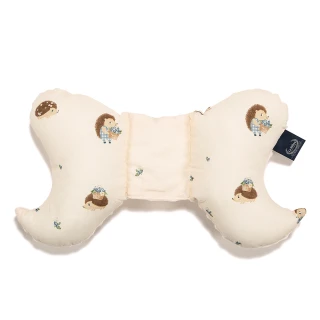 【La Millou】天使枕(藍莓小刺蝟-雲朵白-推車汽座枕寶寶護頸枕)