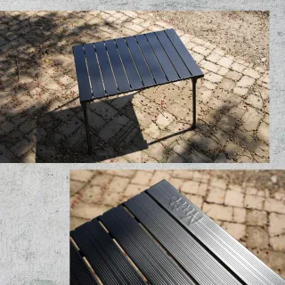 【NUIT 努特】小拾光蛋捲桌 41x59cm 炊事桌 萬用桌 鋁捲桌 蛋捲桌 露營折疊桌 摺疊桌 便攜式(NTT86)