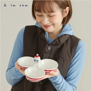 【a la sha】聖誕阿福三格小盤