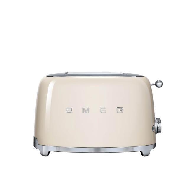 【SMEG】2片式烤麵包機-奶油色(TSF01CRUS 公司貨)