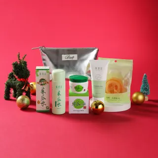 【廣源良】聖誕美妝袋－菜瓜水＋絲瓜霜(舒緩補水、調節油水平衡／交換禮物)