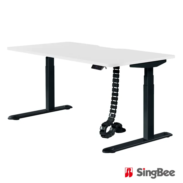 【SingBee 欣美】電動升降桌150x70cm SB-ETS-6 157(書桌 升降桌  電動桌 辦公桌 辦公桌 工作桌)