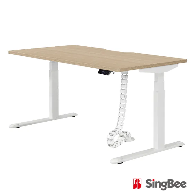 【SingBee 欣美】電動升降桌150x70cm SB-ETS-6 157(書桌 升降桌  電動桌 辦公桌 辦公桌 工作桌)