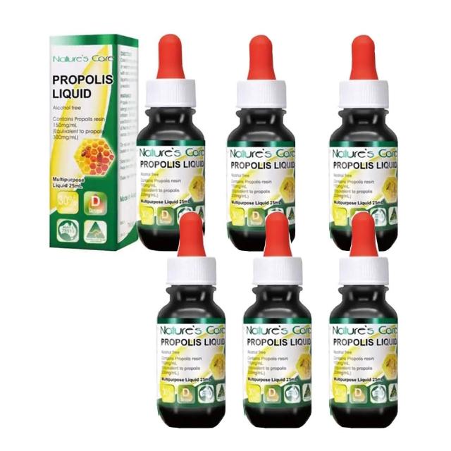 【Natures Care】蜂膠精華液(6 入組  25ml/瓶)