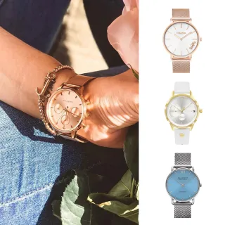 【COACH】x【Calvin Klein】x【Tommy Hilfiger】時尚款式 米蘭帶/皮革/鋼帶 手錶 男女款 聖誕禮(共74款)