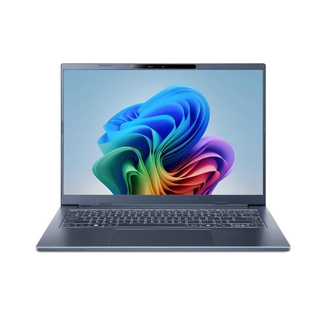 【Acer 宏碁】14吋 Copilot+ PC 效能AI筆電(Aspire/A14-11M-X7D9/Snapdragon X X1-26-100/16G/1T/W11)