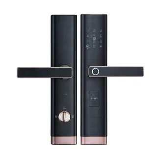 【FIBRE 琺博】FB70K樸實 6合1抗病毒指紋電子鎖(藍牙APP｜指紋｜感應卡片｜密碼｜鑰匙 含基本安裝)