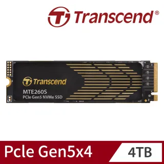 【Transcend 創見】MTE260S 4TB M.2 2280 PCIe Gen5x4 SSD固態硬碟(TS4TMTE260S)