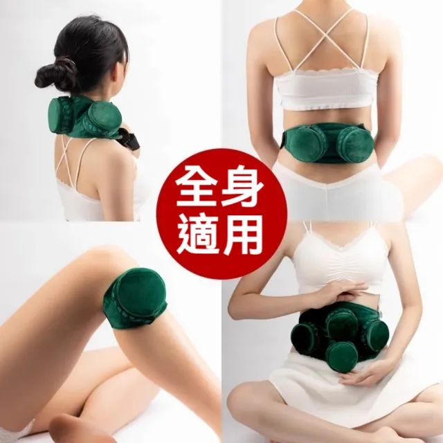 【楠陽艾】天鵝絨艾灸罐套裝-三聯(艾灸儀 艾灸罐 艾灸盒 艾灸器具)