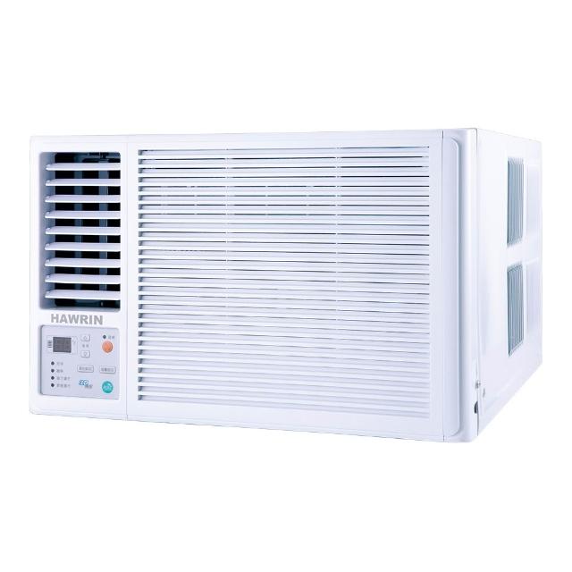 HAWRIN華菱 HANL-29KIGSH 窗型變頻冷氣，專為3-5坪空間設計，CSPF第一級能源效率，省電又環保。採用R32冷媒，220V電源，左吹出風口，室內供電。全機及壓縮機保固1年，產地為其他國家，BSMI許可依原廠公告。適合小空間快速製冷，安裝簡易，高效運轉。