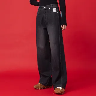 【gozo】迪士尼系列 萬事通繡花直筒顯瘦牛仔褲(兩色)