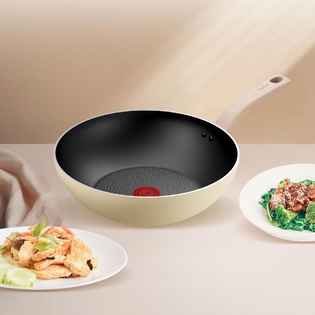 【Tefal 特福】Daisy系列28CM不沾鍋炒鍋(IH爐可用鍋/電磁爐適用)